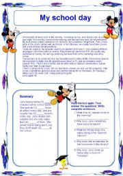 English Worksheet: Reading Comprehension