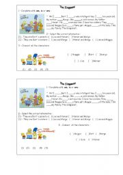 English Worksheet: The Simpsons 