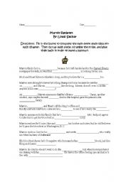 English worksheet: Marvin Redpost