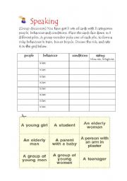 English worksheet: road safety