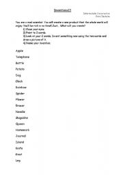 English Worksheet: Inventions!