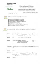 English Worksheet: VIDEO: 