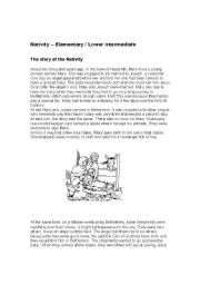 English Worksheet: nativity 