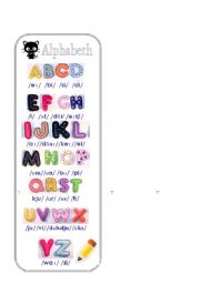 English Worksheet: Book Mark