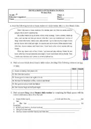 English Worksheet: Daily Routine