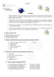 English worksheet: Autronauts