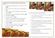 English Worksheet: The Story of Thanksgiving Activities