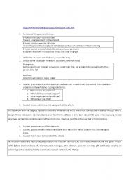 English Worksheet: Accidents Lesson-Plan