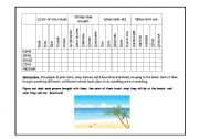 English Worksheet: Logic puzzle