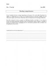 English Worksheet: Reading comprehension - The Family