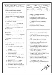 English Worksheet: Adjectives describing feelings and emotions