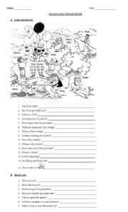 English Worksheet: FINAL EXAM 3GRADE