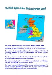 English Worksheet: The United Kingdom