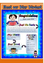 MEET OUR STAR STUDENT - READING COMPREHENSION