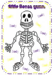 English Worksheet: Little Bones Game