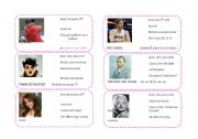 Guess Who famous people celebrities flashcards part 1