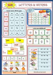 English Worksheet: Alphabet  World