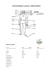 English worksheet: Whats the Matter?