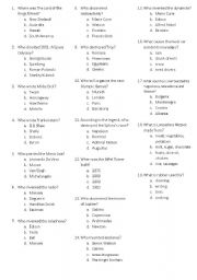 English Worksheet: Passive Quiz