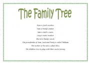 English worksheet: The Family Tree