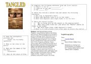 English Worksheet: TANGLED