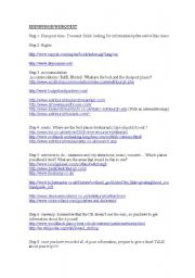 English Worksheet: Edinburgh webquest