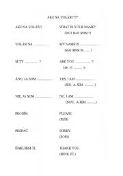 English worksheet: number