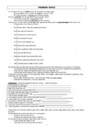 English Worksheet: Passive Voice