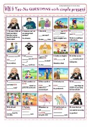English Worksheet: INTERVIEW TO PRACTICE PRESENT TENSE (be, do, does & question words) - PIcTuRe StOrY!