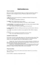 English worksheet: Modal 
