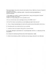 English worksheet: Running Dictation Gerunds and infinitives 