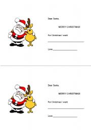 English Worksheet: Make Christmas  Cards