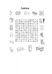 FURNITURE CROSSWORD