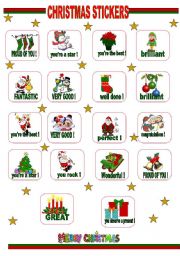 CHRISTMAS STICKERS