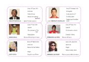 Guess Who famous people celebrities flashcards part 2