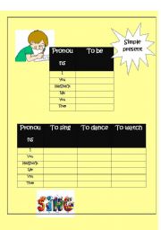 English Worksheet: Simple present