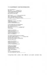 English Worksheet: Sweet Home Alabama