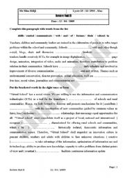 English Worksheet: review exercises