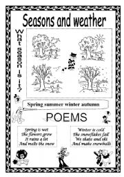 SEASONS AND WEATHER + POEMS