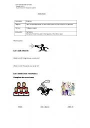 English Worksheet: Routines