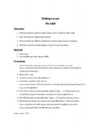 English Worksheet: Speaking Lesson Plan