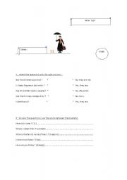 English worksheet: MINI TEST 