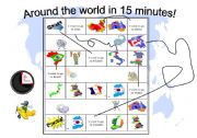 Around the world in 15 minutes!