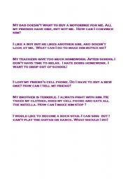 English Worksheet: Dear Abby