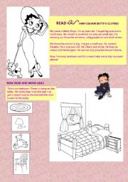 English Worksheet: Betty Boop