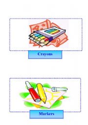 English Worksheet: school objects 2