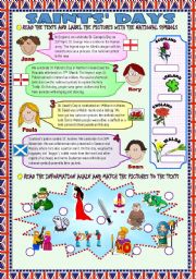 English Worksheet: PATRON SAINTS DAYS