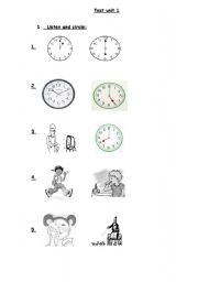 English Worksheet: Test 