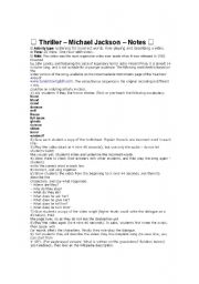 English Worksheet: Thriller