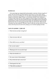 English worksheet: english test 